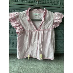 NWOT THML flutter sleeve top, Small $78 F18